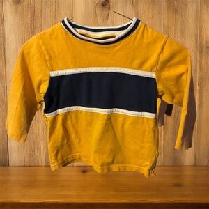 The Children's Place Yellow and Black Long Sleeve Tee